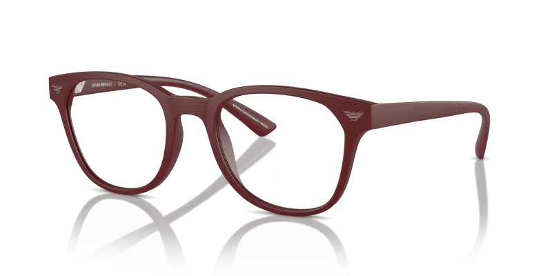 Emporio Armani EA3240U 6101 แว่นสายตาบอร์โดซ์ด้าน สำหรับผู้ชาย