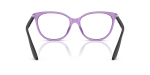 กรอบแว่นสายตา Emporio Armani EA3249U-6197 Shiny Transparent Violet Emporio Armani EA3249U 6197 ขาแว่นด้านใน