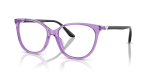 กรอบแว่นสายตา Emporio Armani EA3249U-6197 Shiny Transparent Violet Emporio Armani EA3249U 6197 แว่นสายตาสีม่วงโปร่งใสประกาย สำหรับผู้หญิง