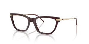 Emporio Armani EA3262F 6265 แว่นสายตาบอร์โดซ์โอปอล สำหรับผู้หญิง