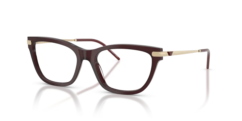 Emporio Armani EA3262F 6265 แว่นสายตาบอร์โดซ์โอปอล สำหรับผู้หญิง