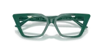 กรอบแว่นสายตา Emporio Armani EA3273U-6324 Shiny Green Emporio Armani EA3273U 6324 close-up ด้านหน้า