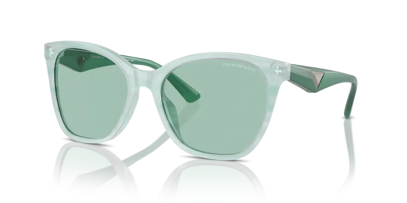 Emporio Armani EA4222U 611271 แว่นกันแดดลายแถบเขียว สำหรับผู้หญิง