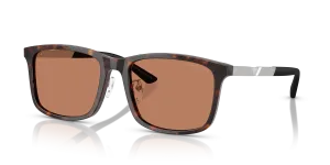 Emporio Armani EA4241D 502673 แว่นกันแดดลายฮาวานาประกาย สำหรับผู้ชาย