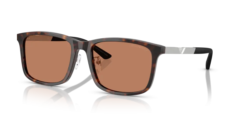 แว่นกันแดด Emporio Armani EA4241D-502673 Shiny Havana Brown Emporio Armani EA4241D 502673 แว่นกันแดดลายฮาวานาประกาย สำหรับผู้ชาย