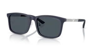 Emporio Armani EA4241D 618987 แว่นกันแดดสีน้ำเงินเข้มผิวด้าน สำหรับผู้ชาย