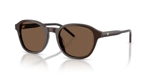 แว่นกันแดด Emporio Armani EA4247U 625573 น้ำตาลประกาย สำหรับผู้ชาย