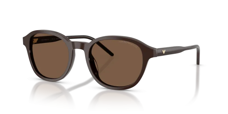 แว่นกันแดด Emporio Armani EA4247U-625573 Shiny Brown Brown แว่นกันแดด Emporio Armani EA4247U 625573 น้ำตาลประกาย สำหรับผู้ชาย