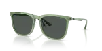 แว่นกันแดด Emporio Armani EA4255D-536287 Shiny Transparent Green Dark Grey Emporio Armani EA4255D 536287 แว่นกันแดดสีเขียวใสมันเงา ทุกเพศ