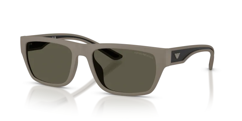 แว่นกันแดด Emporio Armani EA4267U-636187 Rubberized Matte Light Brown Emporio Armani EA4267U 636187 แว่นกันแดดน้ำตาลอ่อนเคลือบยาง สำหรับผู้ชาย