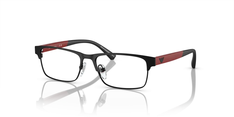 กรอบแว่นสายตา Emporio Armani EK1001-3001 Matte Black Emporio Armani EK1001 3001 แว่นสายตาสีดำด้าน สำหรับเด็ก