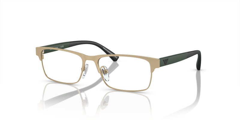 กรอบแว่นสายตา Emporio Armani EK1001-3002 Matte Pale Gold Emporio Armani EK1001 3002 แว่นสายตาสีทองด้าน สำหรับเด็ก