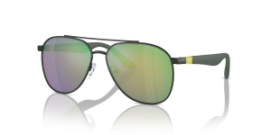 Emporio Armani EK2001 30173R กรอบเขียวด้าน เลนส์มิเรอร์เขียวเทา