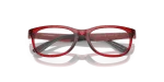 กรอบแว่นสายตา Emporio Armani EK3001F-5440 Shiny Transparent Red Emporio Armani EK3001F 5440 close-up ด้านหน้า