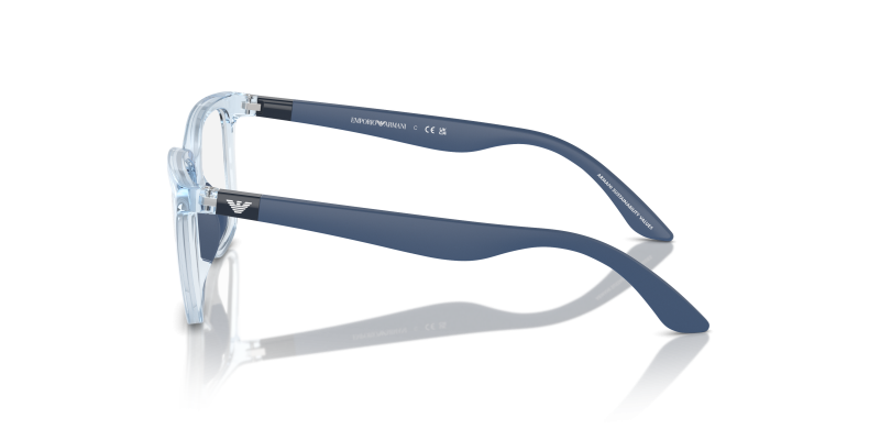 แว่นสายตาเด็ก Emporio Armani EK3006F 6141 มุมข้าง ขาแว่นยางรับเบอร์