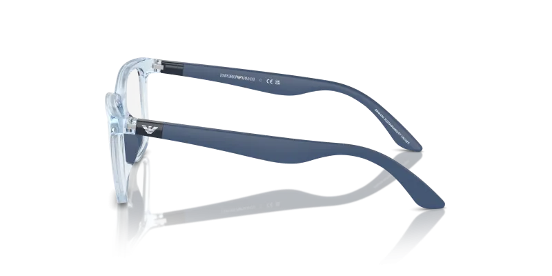 แว่นสายตาเด็ก Emporio Armani EK3006F 6141 มุมข้าง ขาแว่นยางรับเบอร์