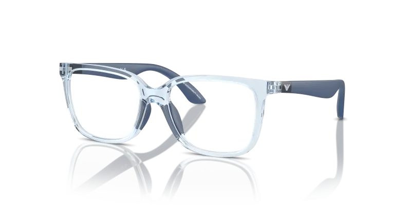 แว่นสายตาเด็ก Emporio Armani EK3006F 6141 ฟ้าโปร่งใสแวววาว