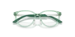 กรอบแว่นสายตา Emporio Armani EK3010-6281 Shiny Transparent Green Emporio Armani EK3010 6281 close-up ด้านหน้า