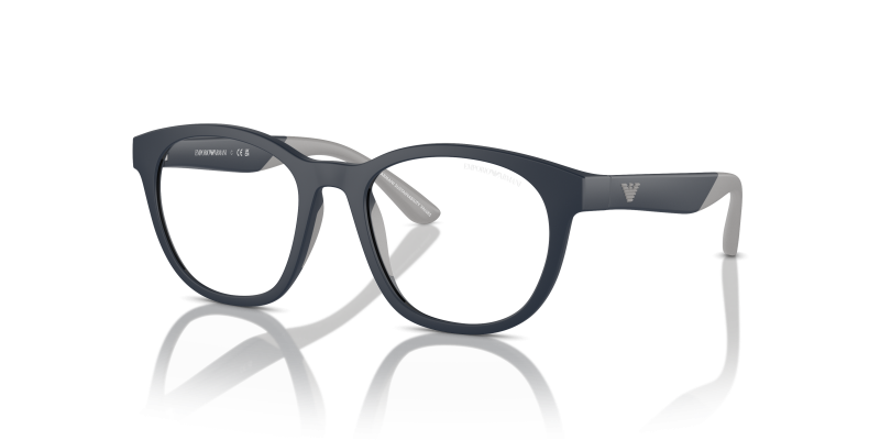 แว่นเด็ก Emporio Armani EK4001F-50891W Matte Blue Clear Emporio Armani EK4001F 50891W แว่นเด็กสีน้ำเงินด้าน