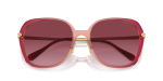 แว่นกันแดด Coach HC8403D-58268H Burgundy Pink Gradient Coach HC8403D 58268H close-up ด้านหน้า