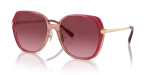 แว่นกันแดด Coach HC8403D-58268H Burgundy Pink Gradient Coach HC8403D 58268H แว่นกันแดดสีเบอร์กันดีไล่ระดับ สำหรับผู้หญิง