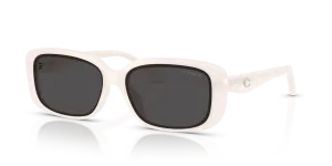 Coach HC8444D 592787 แว่นกันแดดสี Milky Cloud ฟิตติ้งแคบ สำหรับผู้หญิง
