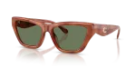 แว่นกันแดด Coach HC8449U-577482 Caramel Tortoise Green Coach HC8449U-577482 แว่นกันแดดลายกระสีคาราเมล เลนส์เขียวสด สุภาพสตรี