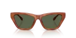 แว่นกันแดด Coach HC8449U-57749A Caramel Tortoise Dark Green Polarized Coach HC8449U 57749A ด้านหน้า