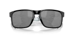 Oakley Holbrook OO9102-Y7 ดำ close-up ด้านหน้า