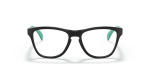 แว่นสายตาเด็ก Oakley Frogskins XS RX OY8009-01 Satin Black Oakley Frogskins XS RX OY8009 01 กรอบแว่นสายตาเด็กด้านหน้า