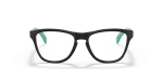 แว่นสายตาเด็ก Oakley Frogskins XS RX OY8009-01 Satin Black Oakley Frogskins XS RX OY8009 01 กรอบแว่นสายตาเด็กด้านหน้า