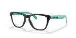 แว่นสายตาเด็ก Oakley Frogskins XS RX OY8009-01 Satin Black Oakley Frogskins XS RX OY8009 01 แว่นสายตาเด็กดำด้าน