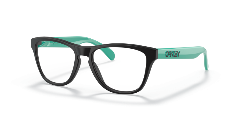 แว่นสายตาเด็ก Oakley Frogskins XS RX OY8009-01 Satin Black Oakley Frogskins XS RX OY8009 01 แว่นสายตาเด็กดำด้าน