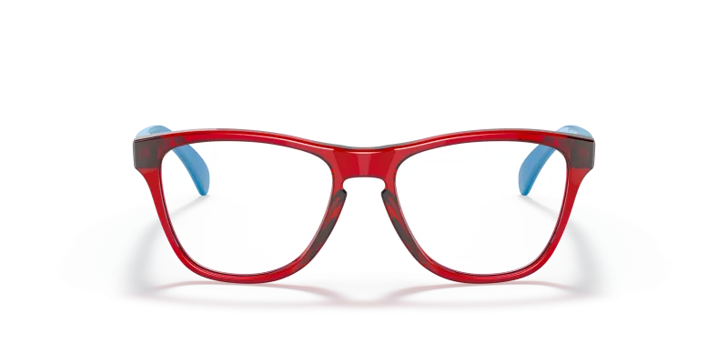 Oakley Frogskins XS RX OY8009-02 สีแดงโปร่งแสง ด้านหน้า