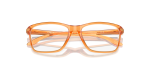 กรอบแว่นสายตา Oakley Cartwheel OY8010-09 Polished Transparent Ginger Oakley Cartwheel OY8010 09 close-up ด้านหน้า