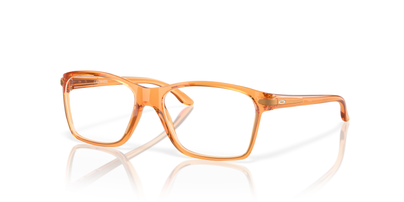 กรอบแว่นสายตา Oakley Cartwheel OY8010-09 Polished Transparent Ginger Oakley Cartwheel OY8010 09 กรอบน้ำตาลใสขัดเงา