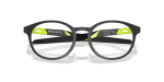 กรอบแว่นสายตา Oakley Round Out A OY8014A-01 Satin Black Oakley Round Out A OY8014A 01 close-up ด้านหน้า