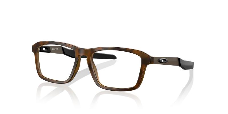 Oakley Quad Out OY8023-03 แว่นสายตาเด็กทรงสี่เหลี่ยมผืนผ้า