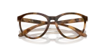 กรอบแว่นสายตา Oakley Aglow OY8027D-02 Satin Brown Tortoise Oakley Aglow OY8027D 02 close-up ด้านหน้า