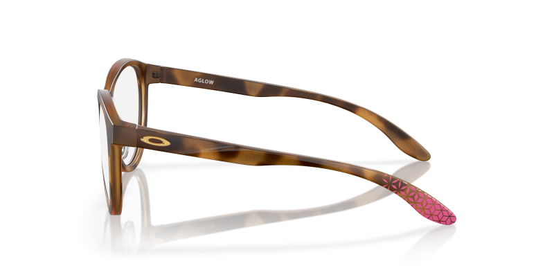 กรอบแว่นสายตา Oakley Aglow OY8027D 02 มุมข้าง ทรงวงรี