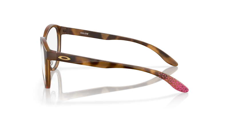 กรอบแว่นสายตา Oakley Aglow OY8027D 02 มุมข้าง ทรงวงรี