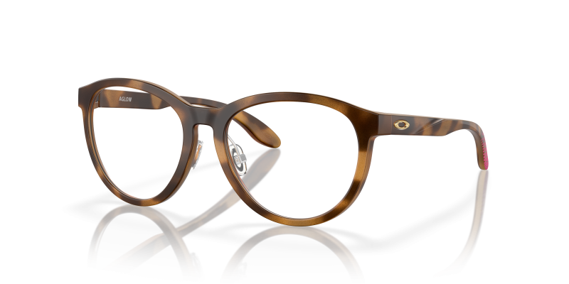 กรอบแว่นสายตา Oakley Aglow OY8027D-02 Satin Brown Tortoise Oakley Aglow OY8027D 02 กรอบแว่นสายตาเด็กลายกระน้ำตาล