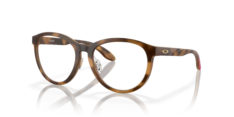 กรอบแว่นสายตา Oakley Aglow OY8027D-02 Satin Brown Tortoise Oakley Aglow OY8027D 02 กรอบแว่นสายตาเด็กลายกระน้ำตาล