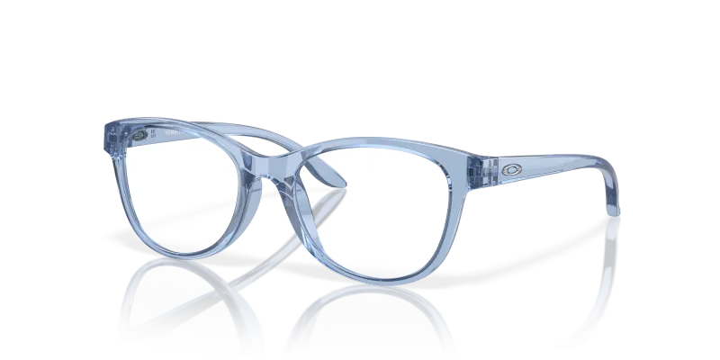 กรอบแว่นสายตา Oakley Humbly (A) OY8029F-02 Polished Transparent Blue Oakley Humbly (A) OY8029F-02 กรอบแว่นสายตาเด็กทรงกลม