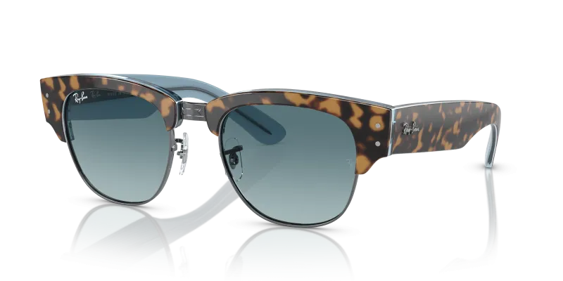แว่นกันแดด Rayban Mega Clubmaster RB0316S-13163M Havana On Blue Gunmetal Rayban Mega Clubmaster RB0316S-13163M ฮาวานาน้ำเงิน แว่นกันแดดทรงสี่เหลี่ยม
