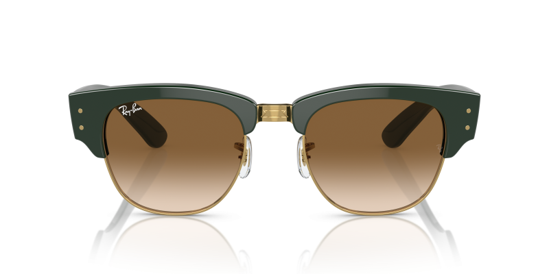 Rayban Mega Clubmaster RB0316S-136851 เขียวพื้นทอง ด้านหน้า