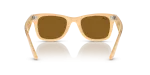 แว่นกันแดด Rayban Wayfarer RB2140F-140833 Photo Striped Brown Rayban Wayfarer RB2140F 140833 ขาแว่นด้านใน