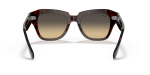 แว่นกันแดด Rayban State Street RB2186-1324BG Havana On Transparent Pink Rayban State Street RB2186 1324BG ขาแว่นด้านใน