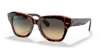 Rayban State Street RB2186 1324BG กรอบฮาวานาชมพู เลนส์น้ำตาลน้ำเงิน