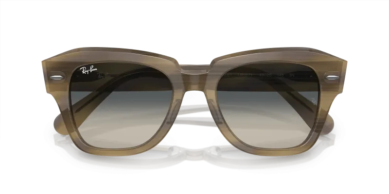 Rayban State Street RB2186 140571 close-up ด้านหน้า
